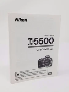 Nikon D5500 5500 Manuale Istruzioni Proprietario D5500 Libro NUOVO - Foto 1 di 2