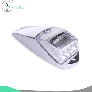 New 1x Amber 17LED Roof Running Top Clearance Lights w/ Chrome Base for Kenworth - Picture 1 of 9