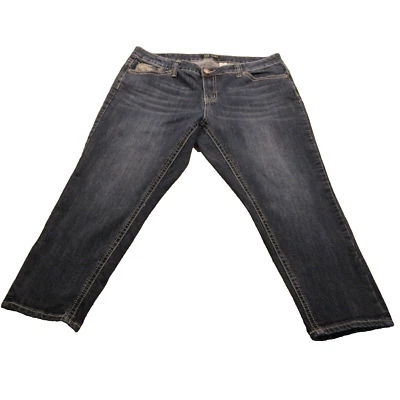 Mujer Elástico ZCO Blingy Capri Vaqueros Talla 18 (m-01-01-4-2) Foto 1 de 4