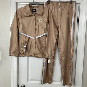 VTG 80s Nike Women’s M Salazar Gold Reflective Goretex Track Suit Jacket Pants - Picture 1 of 24