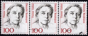 GERMANY 1988 Block x3 Michel 1390 Scott 1484 Therese Giehse (1898-1975) - Picture 1 of 1
