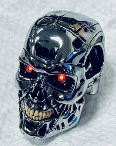 Neu 1/4 Scale Terminator T2 T800 Endoskelett Figur Modell LED Augen Kopf Schnitzerei - Bild 1 von 7