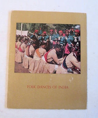 Folk Dances of India, Folio w/6 Tipped-In Plates, Department of Tourism, India - Image 1 of 4