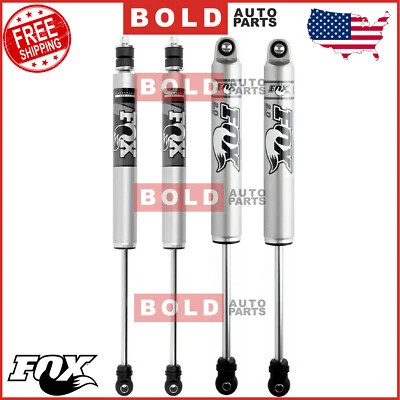Fox Shox Set of 4 Front & Rear 2.0 IFP Shocks for Jeep Wrangler JK 0-1" lift Foto 1 de 4