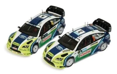 Juego de 2 autos 1/43 IXO RAM272 Ford Focus RS 2006 WRC Champions Team BP Ford Lt Ed Foto 1 de 4