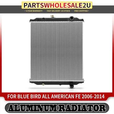 Radiador con enfriador de aceite para Blue Bird All American FE 2006 2007 2008-2013 2014 Foto 1 de 4