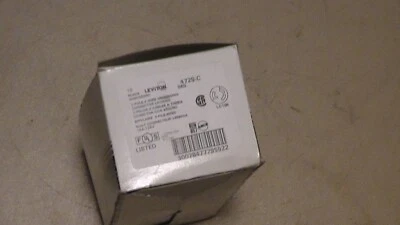 Conector Leviton 4729-C, L5-15R, 257B, WC-596F, 15A 125V, ¡NUEVO! Foto 1 de 4