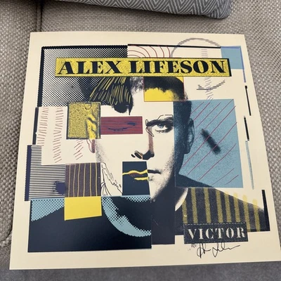 ALEX LIFESON Victor Backstage Exclusive Ruby Translucent LP RUSH + SIGNED Art - Image 1 of 4