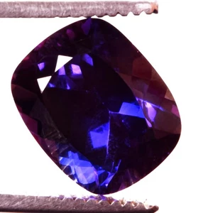 14,65 cts. Natürliche lila Wirbelsäulenkissenform zertifizierter Edelstein - Bild 1 von 4