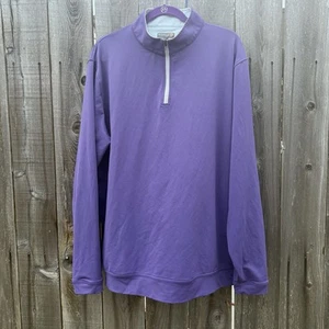 Usado en Excelente Condición Peter Millar Crown Sport Para Hombre Comodidad Absorbente Cuarto Cremallera Talla XXL MS16EK40 - Imagen 1 de 10