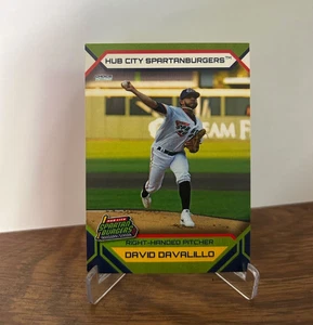 2025 Hub City Spartanburgers David Davalillo Texas Rangers - Picture 1 of 1