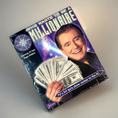 NEW SEALED 1999 Who Wants to Be A Millionaire CD-ROM PC Game Regis Philbin - Image 1 of 4
