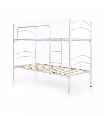 LETTO A CASTELLO SINGOLO SCOMPONIBILE SOMNUS IN METALLO BIANCO 203X145,5X83 CM - Immagine 1 di 2