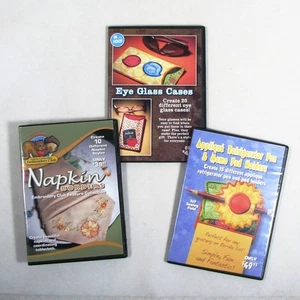 3 CD bordados de colección Dakota almohadillas de notas servilletas para huéspedes estuches para gafas - Imagen 1 de 8