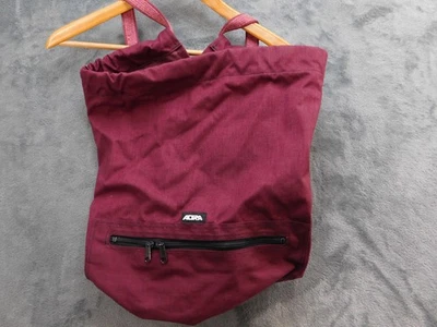 Mochila Altra Bolso de Mano Granate Borgoña Doble Correa Bolsillo con Cremallera Exterior Gimnasio Viaje Foto 1 de 4