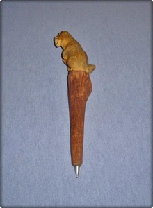 Kugelschreiber Sonderform " Hamster " aus Holz Einzelstück - Handarbeit Unikate - Bild 1 von 6
