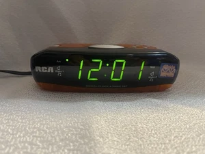 RCA Model RP4842OR Orange See Through Alarm Clock Radio Y2K RARE Tested & Works - Picture 1 of 5