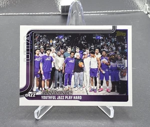 2025 Topps Basketball NBA Flagship Utah Jazz Dance Golden Mirror SSP Card #290 - Picture 1 of 2