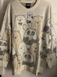 Cartoon Network We Bare Bears Pullover Junior’s Large neu kostenloser Versand - Bild 1 von 1