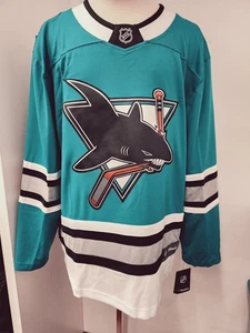 Fanatics Branded NHL San Jose Sharks Alternate Teal Breakaway Jersey - Picture 1 of 2