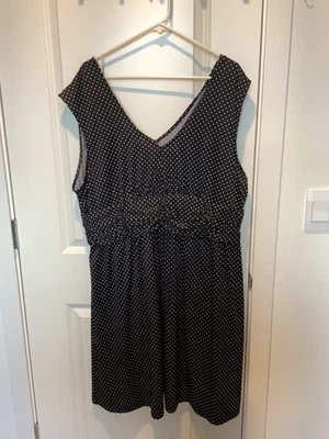 Tessuto Black and white polka dot sleeveless dress - Image 1 of 4