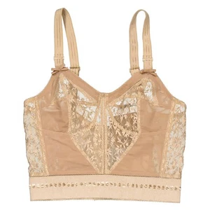 Burberry Lace Stretch Tulle Corset-Style Top, Size Medium - Picture 1 of 2
