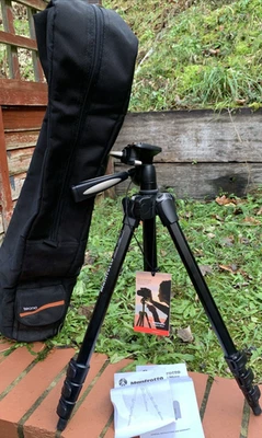 Manfrotto 390 Series Camera Tripod – Incomplete, Missing Top Section - Image 1 of 4