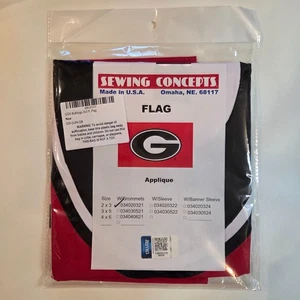University of Georgia UGA Bulldogs 2 x 3 ft Banner Flag with Grommets - Picture 1 of 5