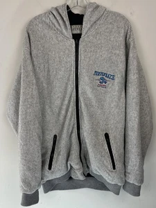 RARE Purple Haze Jacket Grey Vintage Australia Full Zip 90s Y2K Surfwear Mens L - Picture 1 of 9