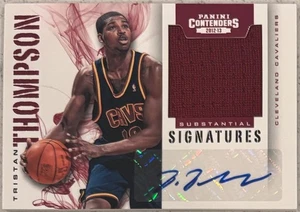 🔥2012-13 Panini Contenders #22 Tristan Thompson ROOKIE AUTO JERSEY SP #d /99🔥 - Bild 1 von 2