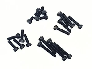 Vite a testa cilindrica M4x10 DIN912 acciaio 12,9 nero brunito viti filettate - Foto 1 di 25