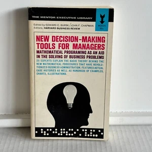Vintage 1963 New Decision-Making Tools for Managers (Mentor Books) Paperback - Picture 1 of 4