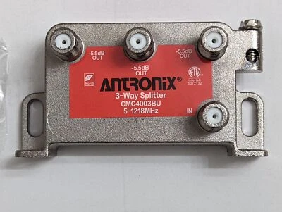 Antronix CMC4003BU Divisor de Cable de 3 Vías 1.218 GHz - Lote de 2 Alta Calidad - Image 1 of 4