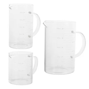 Transparent Scale Cups Clear Measuring Cups 50ml Measuring Cup Glass Mixing Cups - Picture 1 of 12