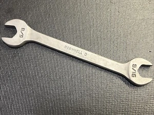 VINTAGE CORNWELL USA - D - 5/8" - 9/16'' DOUBLE OPEN END WRENCH MADE IN USA - Picture 1 of 2