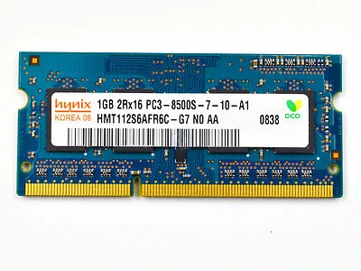 Lot of 10X 1GB 1066Mhz DDR3 RAM Memory PC3-8500S for MacBook Pro A1278 2011 2012 - Image 1 of 4