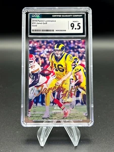 Jared Goff 2019 Luminance Gold #/250 Los Angeles Rams CGC 9.5 - Picture 1 of 2