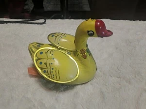 Vintage Blech Aufzieh GOSLING DUCK W Box Uhrwerk OHNE SCHLÜSSEL OVP funktioniert - Bild 1 von 5