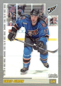 Refractores cromados O-Pee-Chee 2000-01 #74 Chris Simon - Imagen 1 de 2