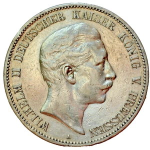 Germany, 5 Mark 1903 - William II, Kingdom of Prussia, German States - Picture 1 of 2