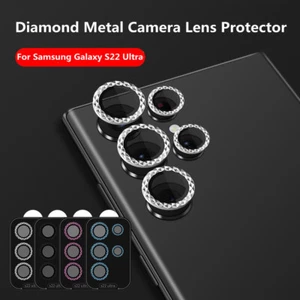 Cover Film For Samsung Galaxy S22 Ultra Camera Lens Protectors Metal - Picture 1 of 11