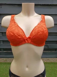 ELIXIR LINGERIE SOUTIEN GORGE TAILLE 90D COULEUR ORANGE REF G20933 - Picture 1 of 3