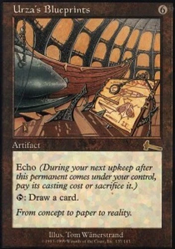 Urza's Blueprints ~ Lightly Played Urza's Legacy MTG Magic UltimateMTG Artifact  - Image 1 of 1