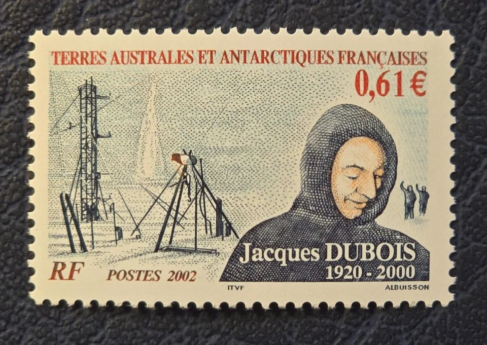 TAAF FRENCH ANTARCTICA 2002 XF MNH JACQUES DUBOIS FAMOUS SCIENTISTS SAILING - image 1 of 1
