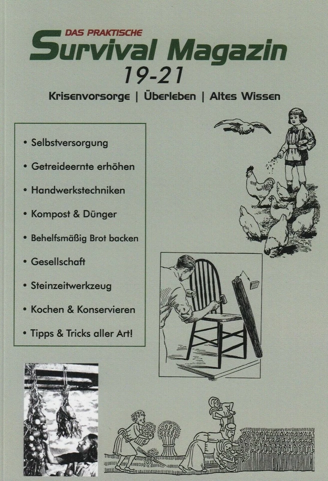 Survival Magazine 19-21/ Sauerkraut/ Räucherzelt/ Cook & Preserve/New - Image 1 of 1