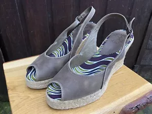 PENELOPE CHILVERS WEDGE ESPADRILLES SIZE 6 - Picture 1 of 13