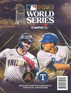 2023 World Series Program Texas Rangers Arizona Diamondbacks Corey Seager - Picture 1 of 2