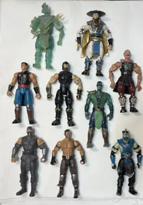 VINTAGE MORTAL KOMBAT 6" ACTIONFIGUR LOT JAZWARES SUBZERO REPTILE BARUDA 2006 - Bild 1 von 7