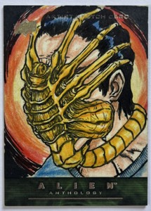2016 Upper Deck Alien Anthology Sketch Card By Ken Racho