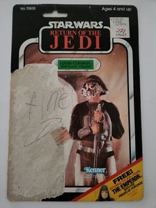 STAR WARS RETORNO DE LA TARJETA JEDI ATRÁS Lando Calrissian Skiff Guard Kenner 1983 - Imagen 1 de 2